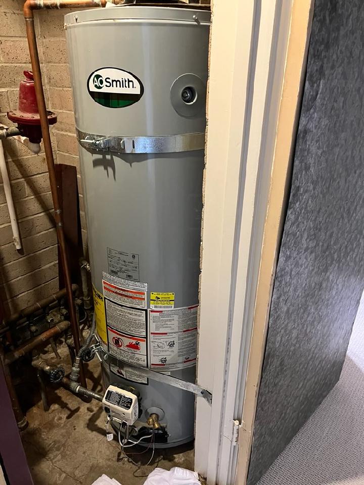 Installation of Water Heater in Orinda, CA.